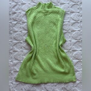 Joe Fresh Lime Green Knit Top